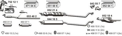 ABGASANLAGE ERNST 050469