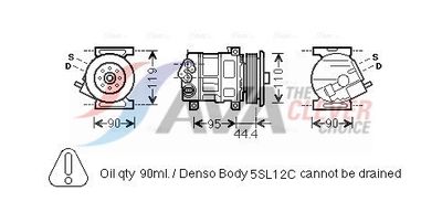COMPRESOR CLIMATIZARE AVA Clever Choice FTAK394