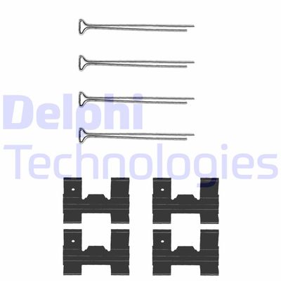 Комплектующие, колодки дискового тормоза DELPHI LX0023 для ROVER 2000-3500