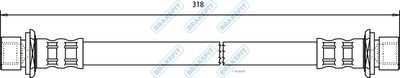 APEC Brake Hose BHO4099