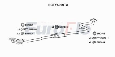 Katalizator EUROFLO 174100Q100