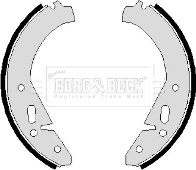 Комплект тормозных колодок BORG & BECK BBS6081 для SKODA 105,120