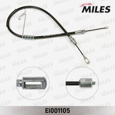 Тросик, cтояночный тормоз MILES EI001105