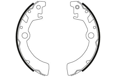 Brake Shoe Set GS8651