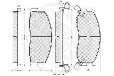 SET PLACUTE FRANA FRANA DISC OPTIMAL 9385 2