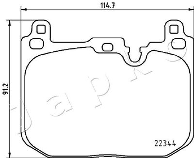 Brake Pad Set, disc brake 500135