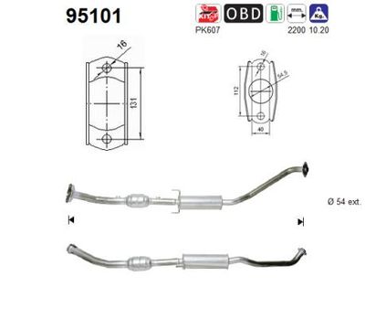 Katalizator AS 174100D130