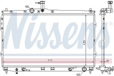 RADIATOR RACIRE MOTOR NISSENS 67474 5