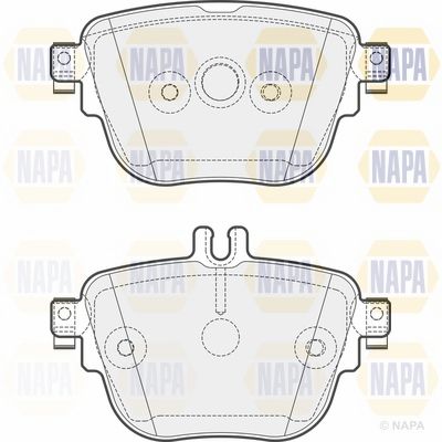 Brake Pad Set NAPA NBP1669