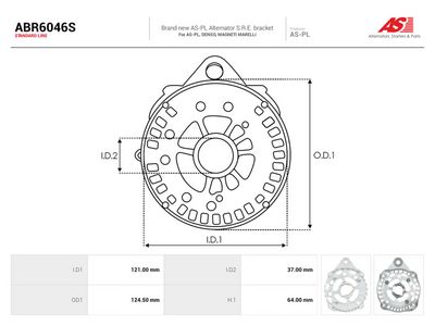 Čepička, generátor AS-PL ABR6046S