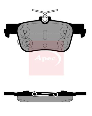 APEC Brake Pad Set, disc brake PAD2483