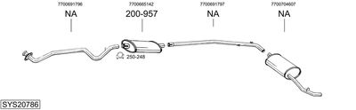 Układ wydechowy BOSAL SYS20786