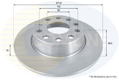 Brzdový kotouč COMLINE ADC1497