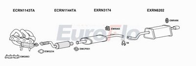 Układ wydechowy EUROFLO RNTWI161001