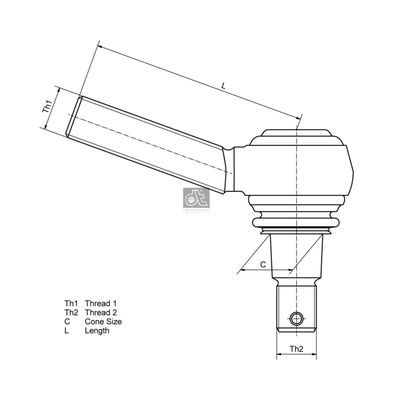 Cap de bara DT Spare Parts 2.53156