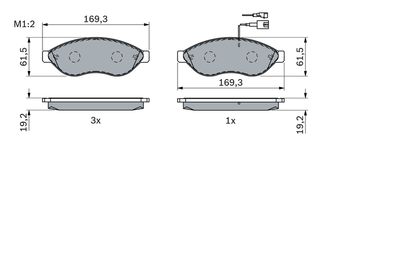 SET PLACUTE FRANA FRANA DISC BOSCH 0986494111 4