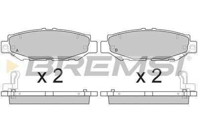 BREMSI BP2831 Тормозные колодки и сигнализаторы  для LEXUS GS (JZS147_) 300 (JZS147_)
