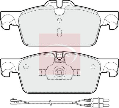 APEC Brake Pad Set, disc brake PAD1806