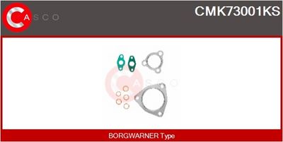 SET MONTAJ TURBOCOMPRESOR CASCO CMK73001KS