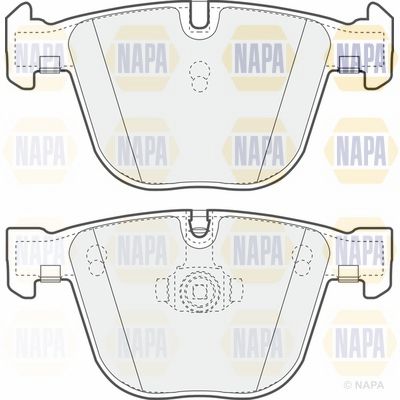 Brake Pad Set NAPA NBP1237