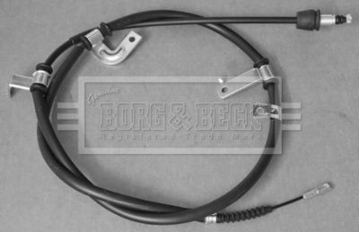 Тросик, cтояночный тормоз BORG & BECK BKB3475 для HYUNDAI SANTA FE