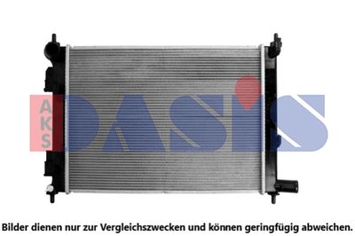 Радиатор, охлаждение двигателя AKS DASIS 560153N для KIA STONIC