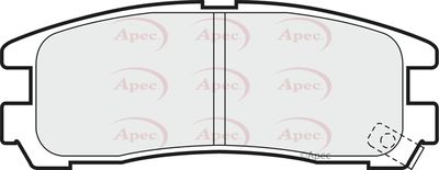 Brake Pad Set APEC PAD668