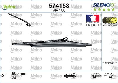 Balai d'essuie-glace VALEO — 600mm
