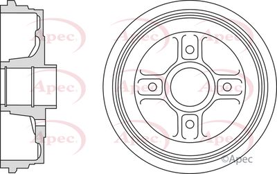 Brake Drum APEC DRM9994