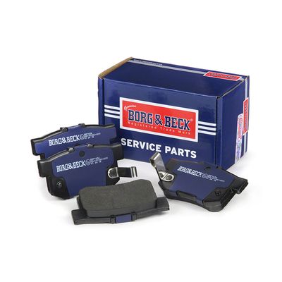 Комплект тормозных колодок, дисковый тормоз BORG & BECK BBP1656 для HONDA PRELUDE