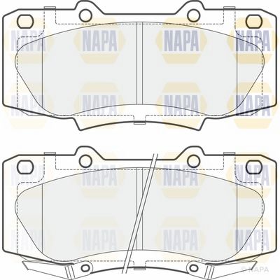 Brake Pad Set NAPA NBP1603