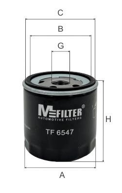 Масляный фильтр MFILTER TF 6547 для CHRYSLER ES