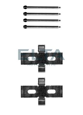 Комплектующие, колодки дискового тормоза ELTA AUTOMOTIVE EA8618 для SEAT CORDOBA