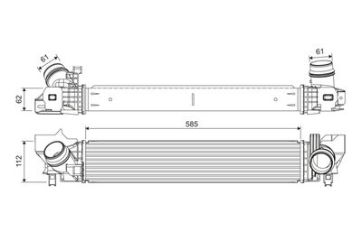 VALEO 822924 Интеркулер  для MINI MINI (Мини Мини)