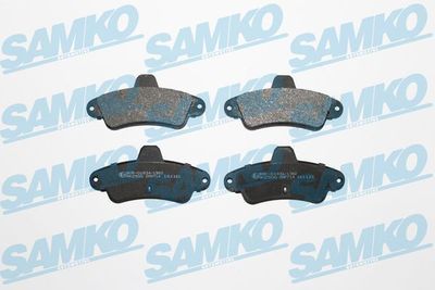 SAMKO 5SP714 Тормозные колодки и сигнализаторы  для FORD MONDEO II седан (BFP) 1.8 TD