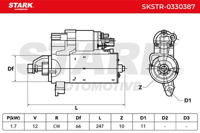 стартер STARK SKSTR-0330387