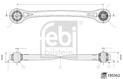 Wahacz, zawieszenie koła FEBI BILSTEIN 185562