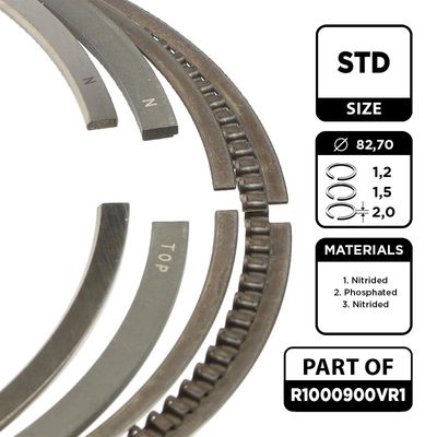 SET SEGMENTI PISTON ET ENGINETEAM R1000900VR1 1