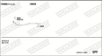 Изпускателна система WALKER ADK011986