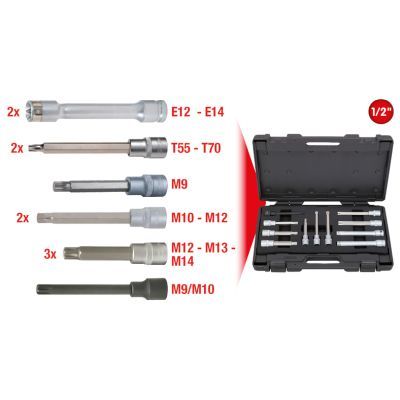 KS TOOLS Veržliaraktis su briaunuota galvute, cilindro galv. varžtas