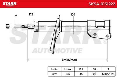 амортисьор STARK SKSA-0131222