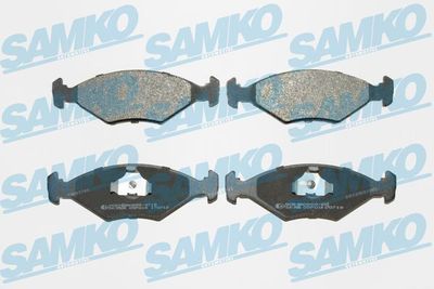 Комплект тормозных колодок, дисковый тормоз SAMKO 5SP016 для INNOCENTI ELBA