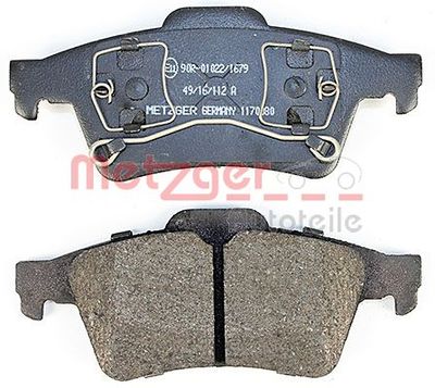 Brake Pad Set, disc brake 1170080
