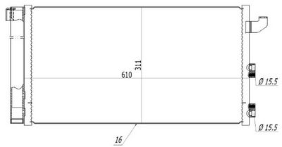 KONDENSATOR KLIMAANLAGE