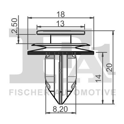 CLIPS ACOPERIRE DECORATIVA SI PROTECTIE FA1 774002710