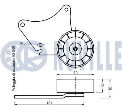 INTINZATOR CUREA CUREA DISTRIBUTIE RUVILLE 540573 1