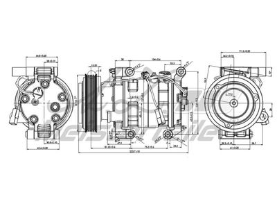 компресор, климатизация A.Z. Meisterteile AZMT-45-041-1101