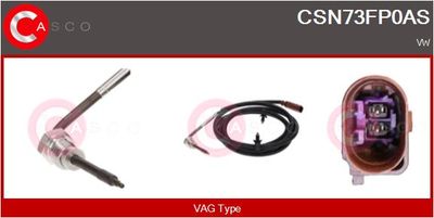 SENZOR TEMPERATURA GAZE EVACUARE