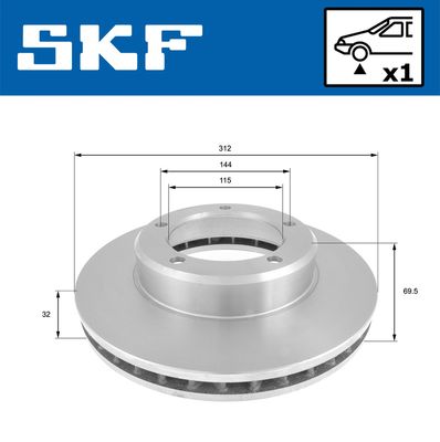 DISC FRANA SKF VKBD80749V1 1