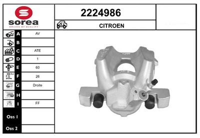 BREMSSATTEL EAI 2224985